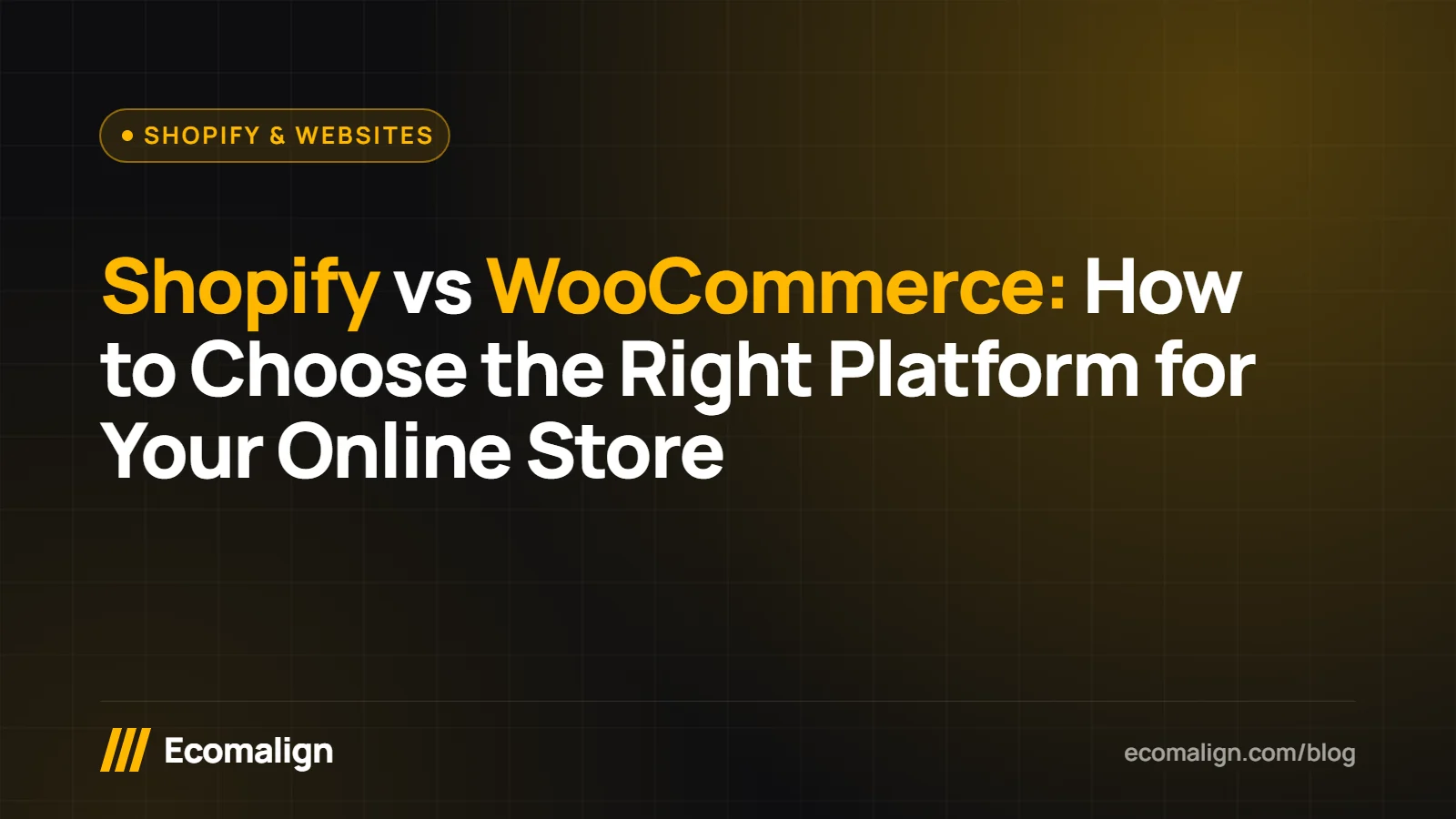 Shopify vs WooCommerce: How to Choose the Right Platform for Your Online Store