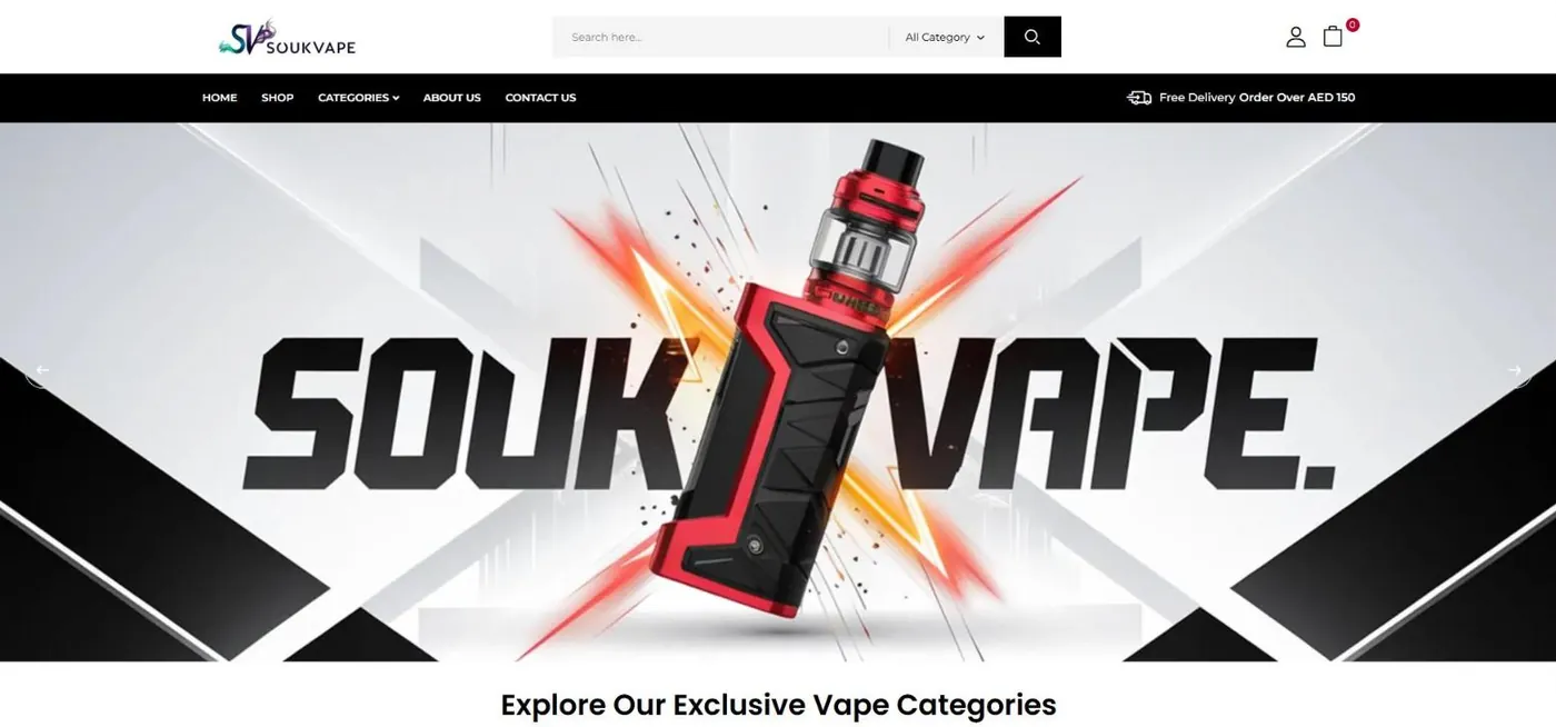 SoukVape e-commerce store